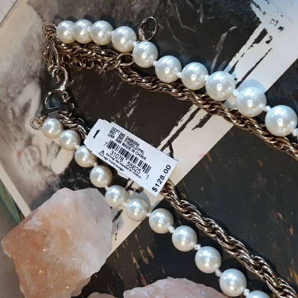 Belle Badgley Mischka Bridal necklace earrings set NWT $166 - Picture 5 of 7